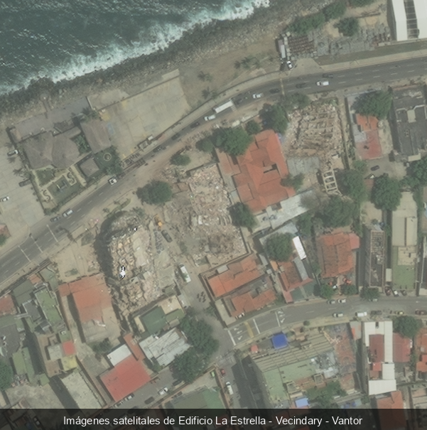 Edificio La Estrella después del terremoto
