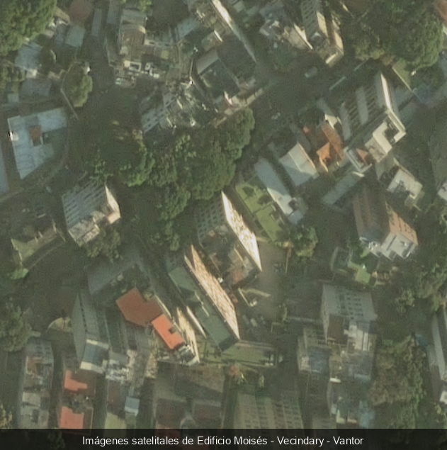 Edificio Moisés antes del terremoto