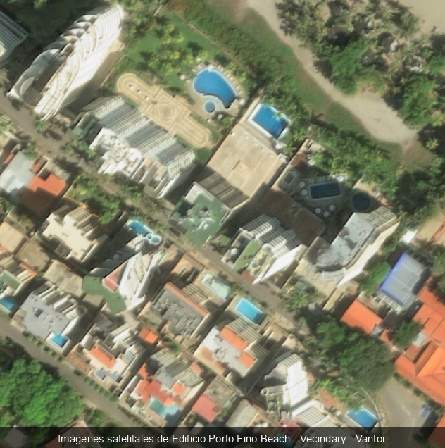 Edificio Porto Fino Beach antes del terremoto