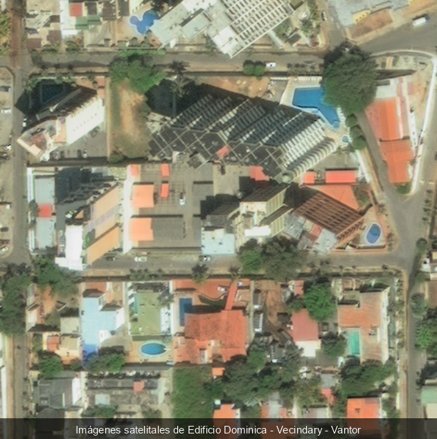 Edificio Dominica antes del terremoto