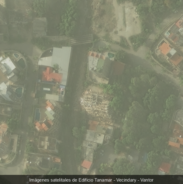 Edificio Tanamar después del terremoto