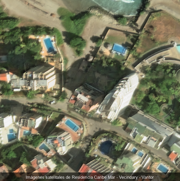 Residencia Caribe Mar antes del terremoto