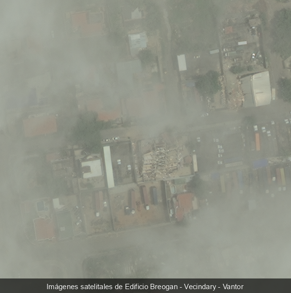 Edificio Breogan después del terremoto