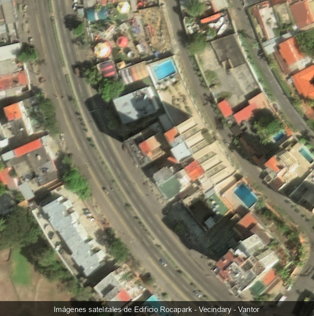 Edificio Rocapark antes del terremoto